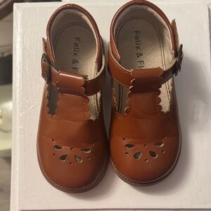 Brown girls’ Mary Jane Shoes